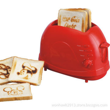 Colorful Plastic Protable Plastic Toaster with Logo Bread Maker (SB-TM05)
